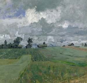 Stormachtige dag, 1897 door Isaak Ilyich Levitan